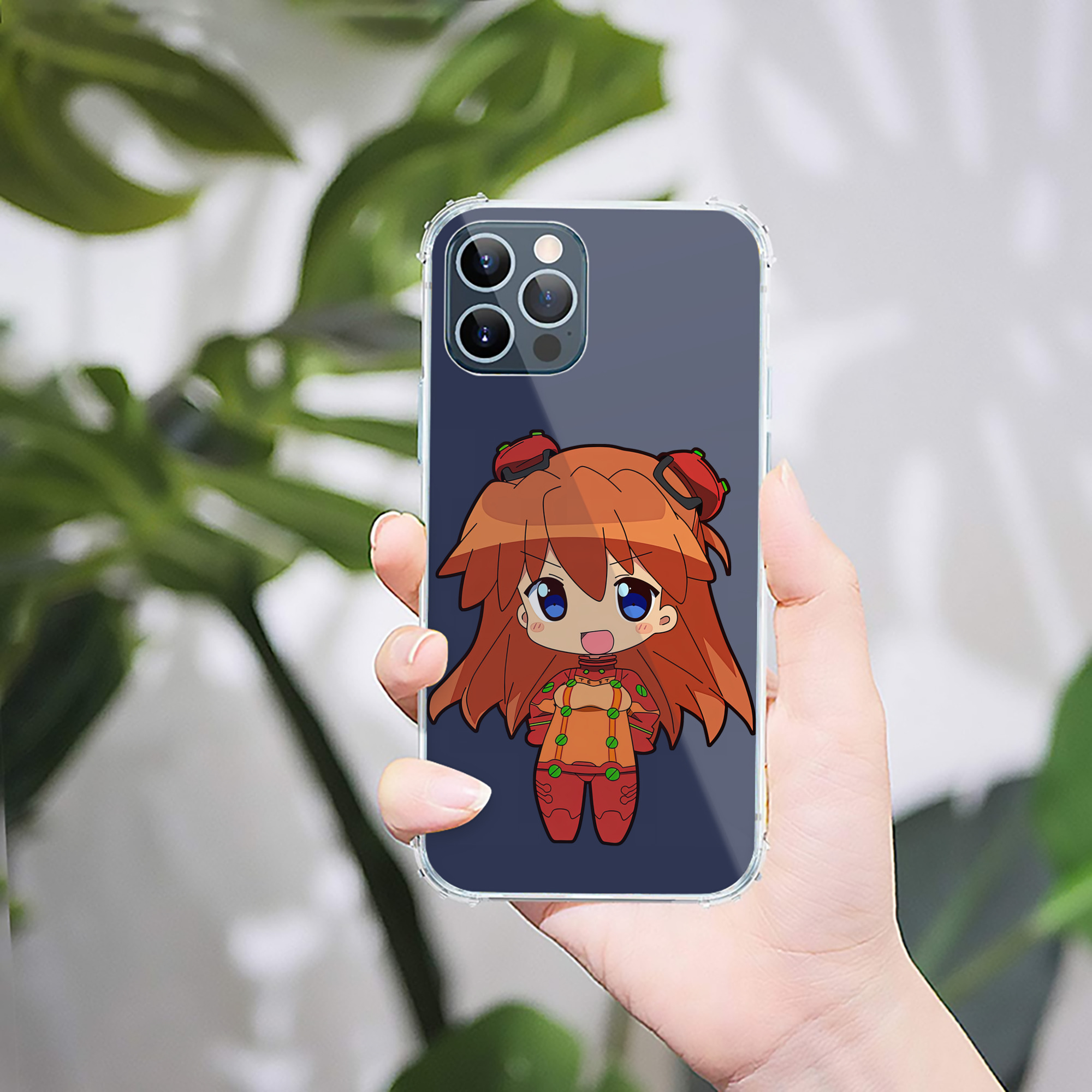 （画像用） EVA 新世紀エヴァンゲリオン 【iPhone 12シリーズ対応】透明スマホケース（クリアソフトケース）